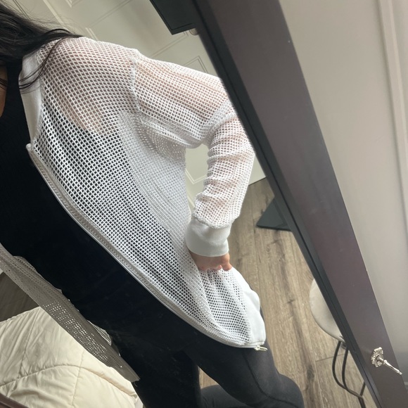 Fishnet Zip Up - Picture 2 of 5